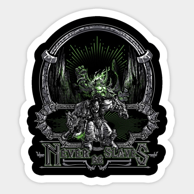 Iron Horde Sticker by Buzatron